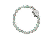 Haargummi By Eloise London Metallic Silver Heart 1 St. Maldives