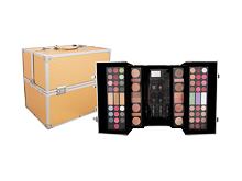Beauty Set 2K Super Model Beauty Train Case Gold 122,6 g