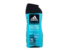 Doccia gel Adidas Ice Dive Shower Gel 3-In-1 250 ml