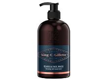 Shampoing à barbe Gillette King C. Beard & Face Wash 350 ml
