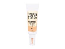 Foundation Dermacol Hyaluron Make-Up & Serum 25 g 01 Pale