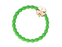 Haargummi By Eloise London Gold Clover Leaf Apple Green 1 St. Apple Green