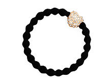 Haargummi By Eloise London Bling Charms Gold Diamanté Bubble Heart 1 St. černá