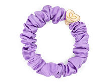 Haargummi By Eloise London Silk Scrunchie Gold Heart 1 St. Lilac
