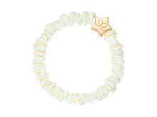 Haargummi By Eloise London Skinny Silk Scrunchie Gold Star 1 St. Cream