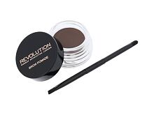 Augenbrauengel und -pomade Makeup Revolution London Brow Pomade With Double Ended Brush 2,5 g Medium Brown