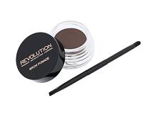 Augenbrauengel und -pomade Makeup Revolution London Brow Pomade With Double Ended Brush 2,5 g Soft Brown