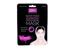 Gesichtsmaske Xpel Body Care Black Tissue Charcoal Detox Facial Mask 28 ml