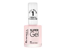 Nagellack Rimmel London Super Gel French Manicure STEP1 12 ml 091 English Rose