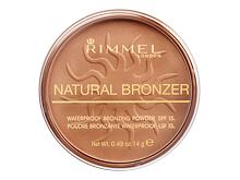 Bronzer Rimmel London Natural Bronzer SPF15 14 g 021 Sun Light