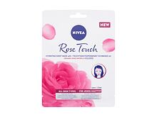 Maschera per il viso Nivea Rose Touch Hydrating Sheet Mask 1 St.