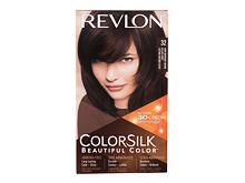 Tinta capelli Revlon Colorsilk Beautiful Color 59,1 ml 32 Dark Mahogany Brown scatola danneggiata