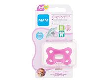 Sucette MAM Comfort 2 Silicone Pacifier 2-6m Pink 1 St.