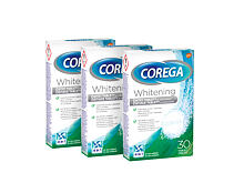 Tablettes et solutions de nettoyage Corega Tabs Whitening Trio 1 Packung