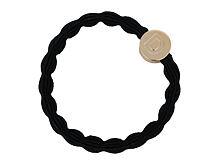 Élastique à cheveux By Eloise London Letter Charms Gold D 1 St. Black