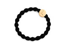 Élastique à cheveux By Eloise London Letter Charms Gold 1 St. L Black