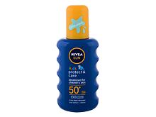 Protezione solare corpo Nivea Sun Kids Protect & Care Sun Spray SPF50+ 200 ml