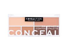 Correttore Revolution Relove Conceal Me Concealer & Contour Palette 11,2 g Medium