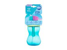 Trinkbecher Canpol babies Active Cup Sport Cup With Flip-Top Straw Blue 370 ml