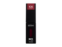 Lippenstift Gabriella Salvete Matte Lips 4,5 ml 106 Red Moon