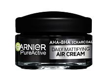 Crema giorno per il viso Garnier Pure Active AHA + BHA Charcoal Daily Mattifying Air Cream 50 ml