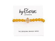 Haargummi By Eloise London Metallic Gold Quatrefoil Turmeric Yellow 1 St.