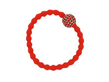Élastique à cheveux By Eloise London Bling Charms Disco Ball Warm Orange 1 St.