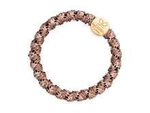 Haargummi By Eloise London Woven Gold Circle 1 St. Mocha