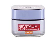 Crema giorno per il viso L'Oréal Paris Revitalift Filler HA SPF50 50 ml