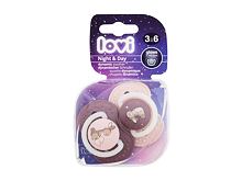 Sucette LOVI Night & Day Dynamic Soother Girl 3-6m 2 St.