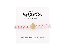Haargummi By Eloise London Woven Gold Quatrefoil Soft Pink 1 St.