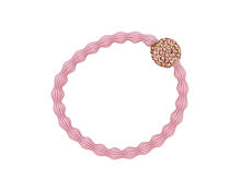 Élastique à cheveux By Eloise London Bling Charms Disco Ball Ballet Pink 1 St.