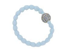 Élastique à cheveux By Eloise London Bling Charms Disco Ball Sky Blue 1 St.