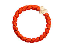 Haargummi By Eloise London Woven Gold Heart 1 St. Bubblegum Pink