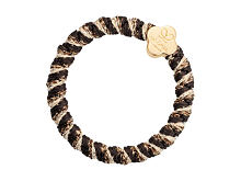 Haargummi By Eloise London Woven Gold Quatrefoil 1 St. Golden Graphite