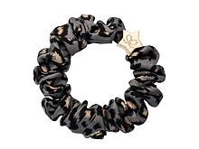 Haargummi By Eloise London Skinny Silk Scrunchie Gold Star 1 St. Grey Leopard