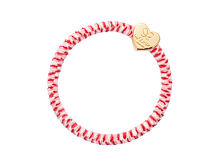 Haargummi By Eloise London Velvet Gold Heart 1 St. Raspberry Ripple