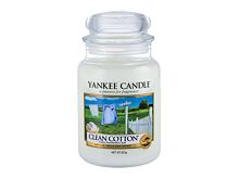 Candela profumata Yankee Candle Clean Cotton 411 g