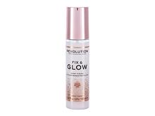 Make-up Fixierer Makeup Revolution London Fix & Glow Dewy Finish 100 ml