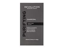 Lingettes nettoyantes Revolution Skincare Purifying Charcoal Nose Pore Strips 6 St.