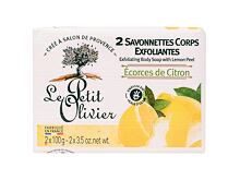 Körperpeeling Le Petit Olivier Exfoliating Body Soap Lemon Peel 200 g