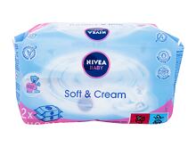 Salviettine detergenti Nivea Baby Soft & Cream 63 St.