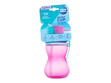 Trinkbecher Canpol babies Active Cup Sport Cup With Flip-Top Straw Pink 370 ml