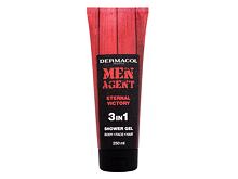 Gel douche Dermacol Men Agent Eternal Victory 3in1 Shower Gel 250 ml