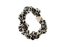 Haargummi By Eloise London Silk Scrunchie Gold Heart Leopard 1 St.