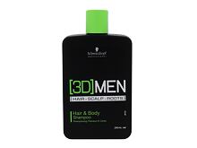 Shampoo Schwarzkopf Professional 3DMEN Hair & Body 250 ml
