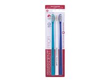 Brosse à dents Swissdent Profi Whitening Trio Soft 3 St. Red, Orange, Pink