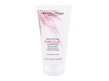 Schiuma detergente Revolution Skincare Pink Clay Mattifying 150 ml