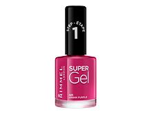 Vernis à ongles Rimmel London Super Gel STEP1 12 ml 025 Urban Purple