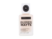 Fond de teint Revolution Relove Super Matte 2 in 1 Foundation & Concealer 24 ml F6
